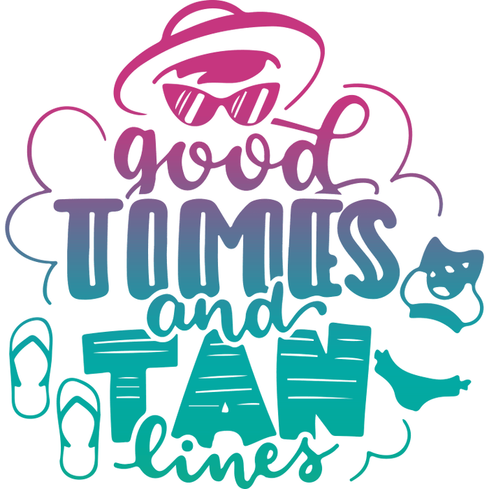 Funny Summer Vibes  Tropical Escape Collection pressed on a garment