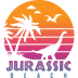 Retro Jurrasic Beach Design - DTF Ready To Press