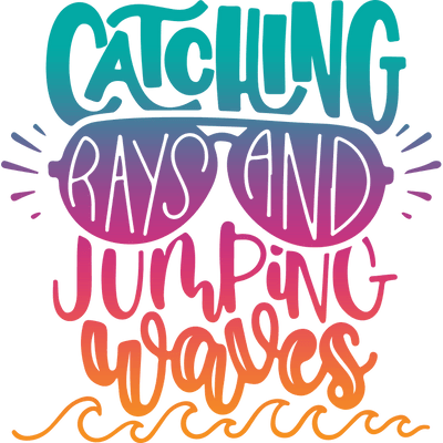 Summer Beach Vacation Design - DTF Ready To Press - DTF Dallas 