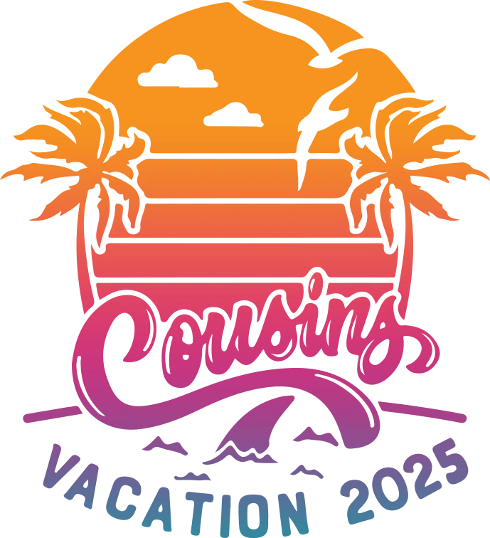 2025 Cousin Vacation Design pressed on a garment