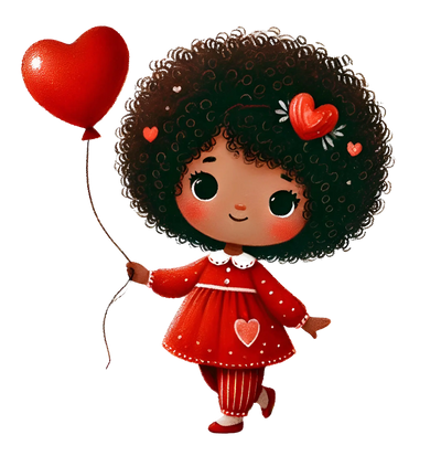 Girl Holding A Balloon Design | DTF Dallas - DTF Dallas 