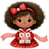 Girl Holding A Present Design | DTF Dallas - DTF Dallas 