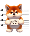 Cute Akita Dog Lover Design - DTF Ready To Press