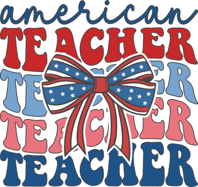 American Teacher Design - DTF Ready To Press - DTF Dallas 