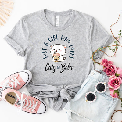 Cats And Boba Lover Shirt (Youth) - DTF Dallas 