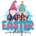 Happy Easter Day Gnome Design - DTF Ready To Press