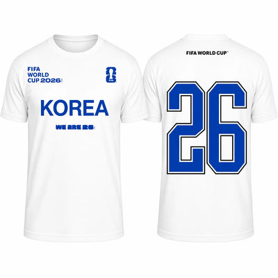 FIFA World Cup 2026 Korea Shirt - Official "We Are 26" T-shirt - DTF Dallas 
