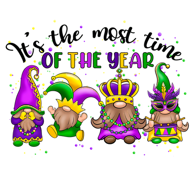 Most Time of the Year Mardi Gras Design | DTF Dallas - DTF Dallas 