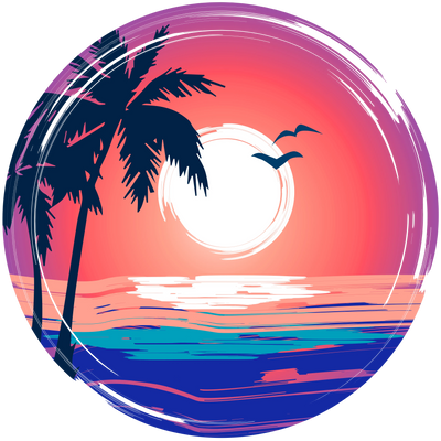 Sunset Design - DTF Ready To Press - DTF Dallas 