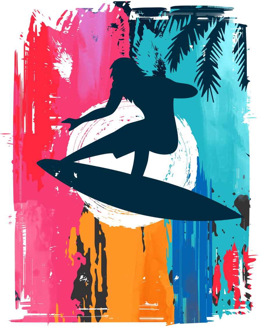 Cool Surf Design DTF-Ready to Press (V1) | DTF Dallas