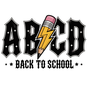 ABC Pencil Back to School Design - DTF Ready To Press - DTF Dallas 