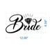 Bride 22017 Ready to Press Rhinestone Transfer - DTF Dallas 
