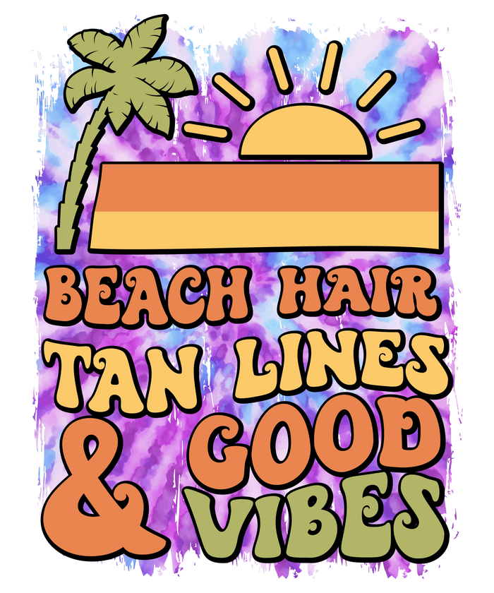 Good Summer Vibes Design pressed on a garment