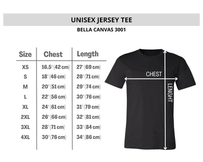 Bella + Canvas 3001CV | Unisex Jersey Tee 3001 CV - 4XL - DTF Dallas 