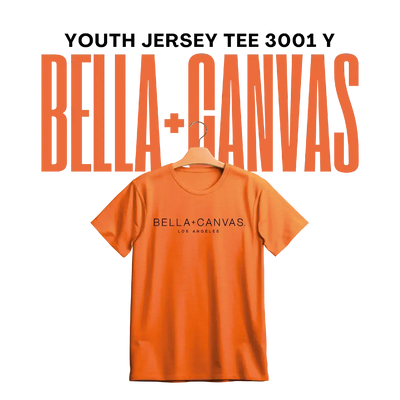 Bella + Canvas 3001Y | Youth Jersey Tee 3001 Y - S - DTF Dallas 