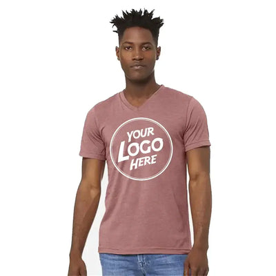 Custom | Bella Canvas 3005CVC Jersey V-Neck Unisex Tee - DTF Dallas 