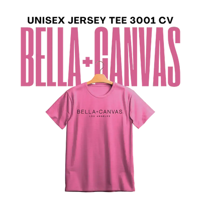 Bella + Canvas 3001CV | Unisex Jersey Tee 3001 CV - S - DTF Dallas 