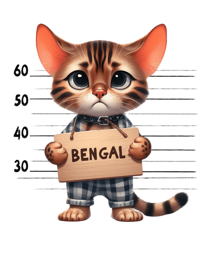 Bengal Cat Mom Design pressed on a garment