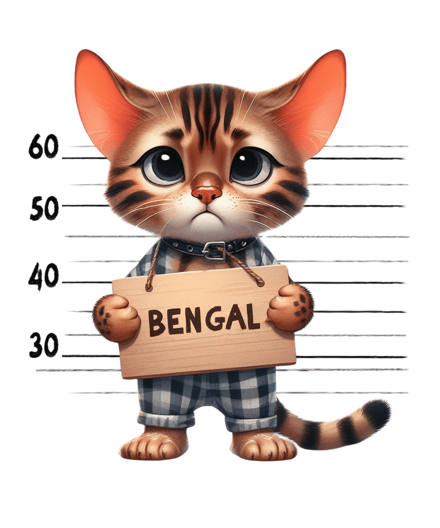Bengal Cat Mom Design - DTF Ready To Press