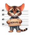 Bengal Cat Mom Design - DTF Ready To Press