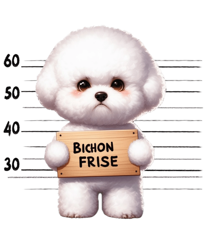 Puppy Bichon Frise Dog Design pressed on a garment