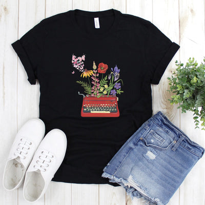 Vintage Typewriter Shirt (Youth) - DTF Dallas 