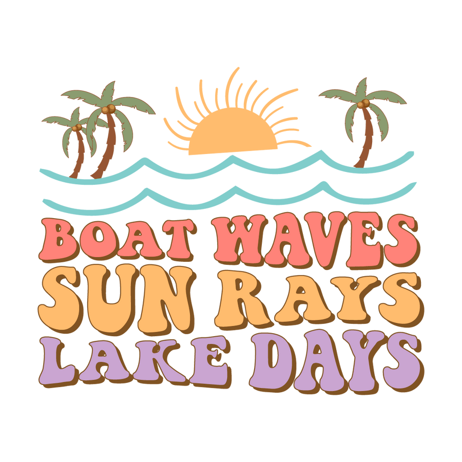 Lake Days Design - DTF Ready To Press