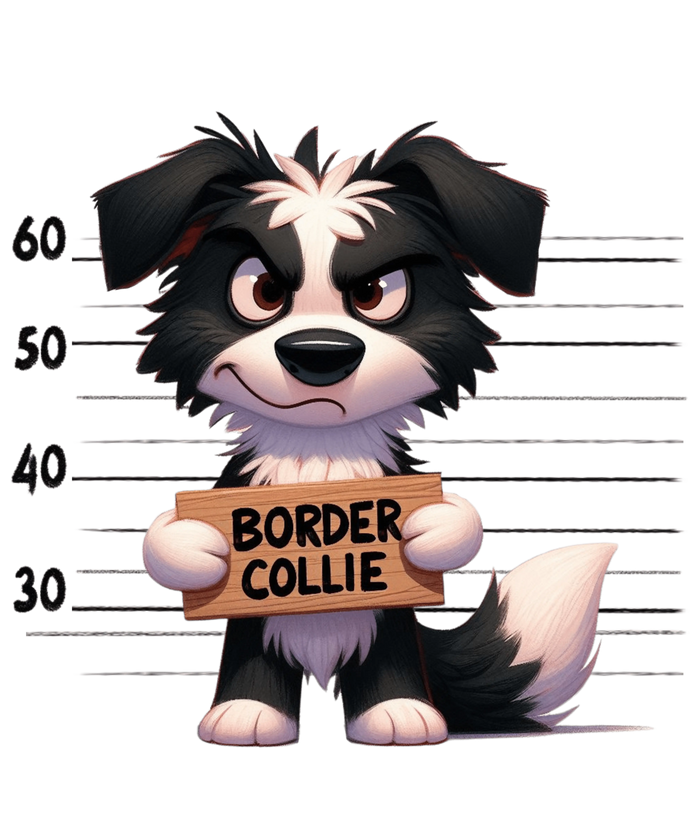 Border Collie Dog Mom Design pressed on a garment