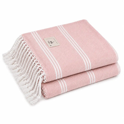Cotton Blank Beach Towel - Classical Series Prewashed Peshtemal Towel 37" x 71" - DTF Dallas 