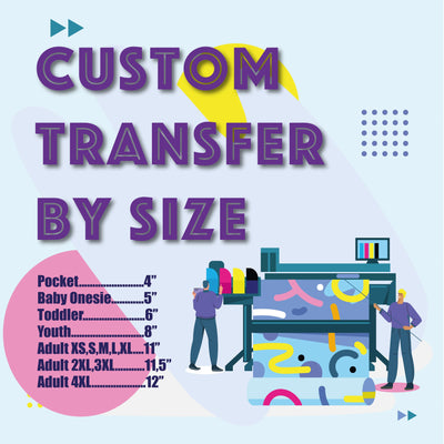Transfers by Size - DTF Dallas 
