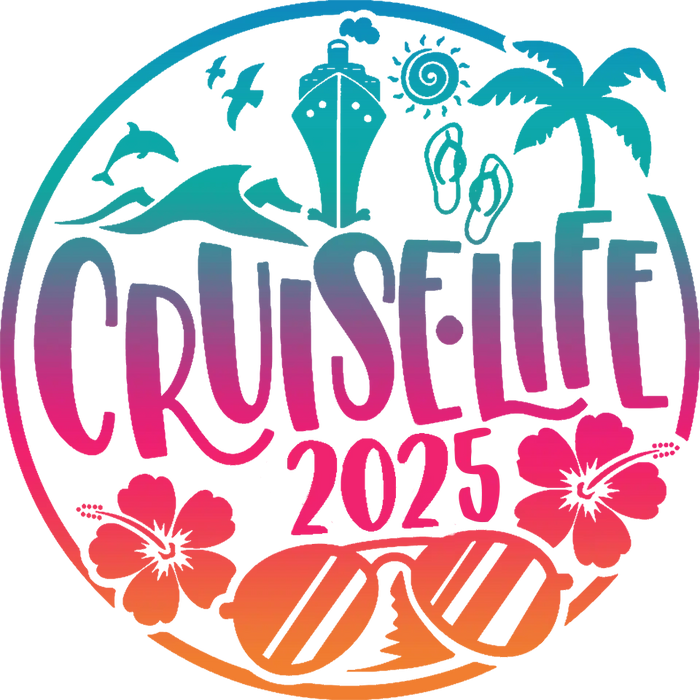 2025 Summer Cruise Life Design pressed on a garment