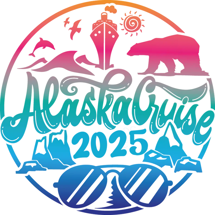 2025 Alaska Cruise Design pressed on a garment