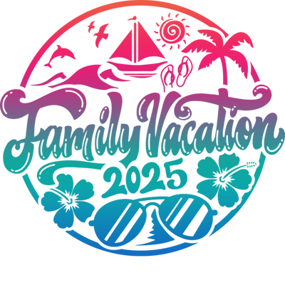 2025 Matching Family Vacation Design | DTF Dallas - DTF Dallas 