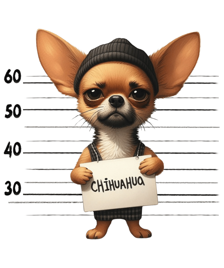 Funny Chihuahua Design DTF-Ready to Press | DTF Dallas