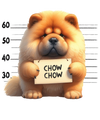 Cute Chow Chow Design - DTF Ready To Press