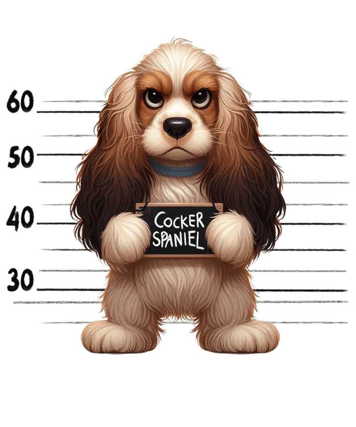 Cocker Spaniel Design pressed on a garment