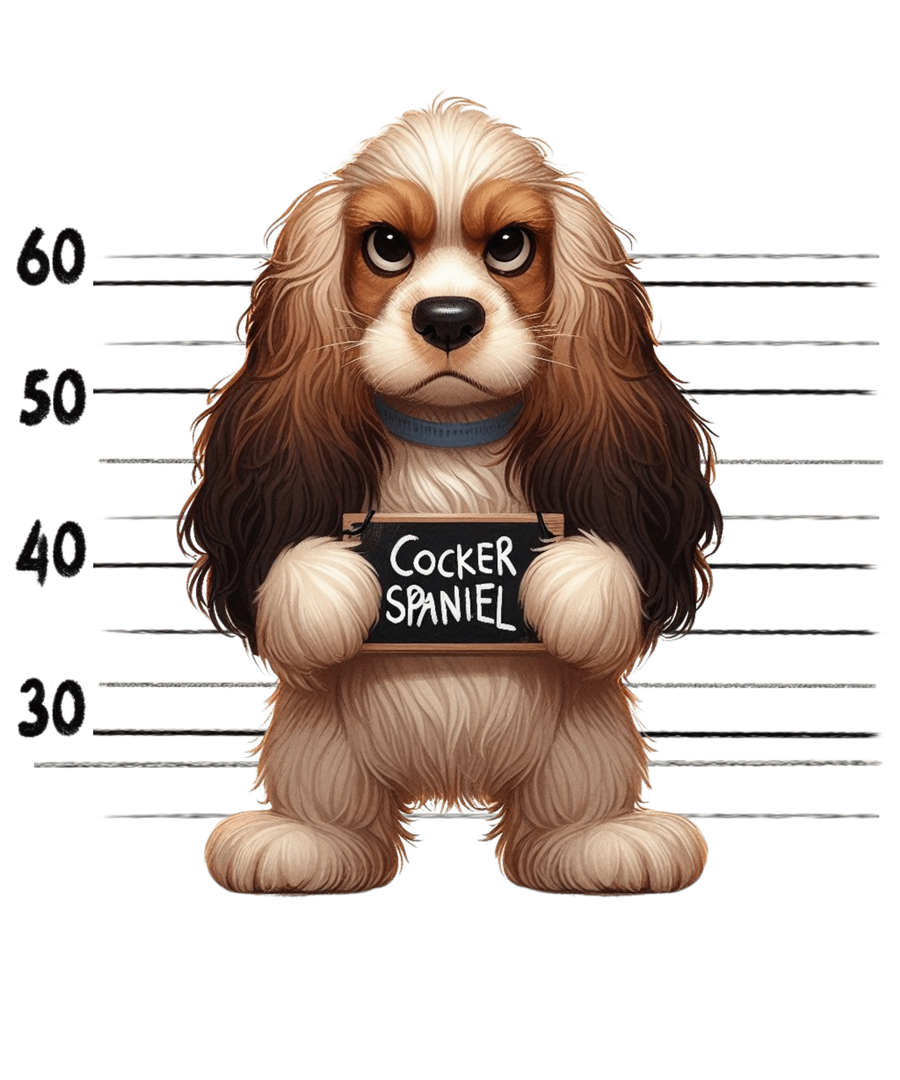 Cocker Spaniel Design - DTF Ready To Press