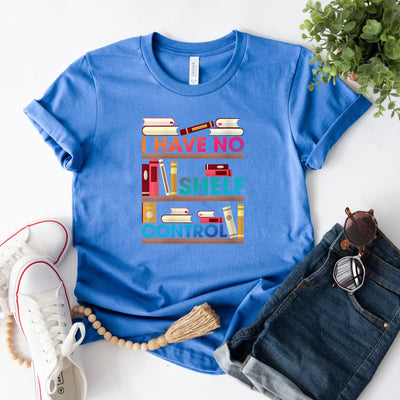 I Have No Shelf Control Shirt (Unisex V-Neck) - DTF Dallas 