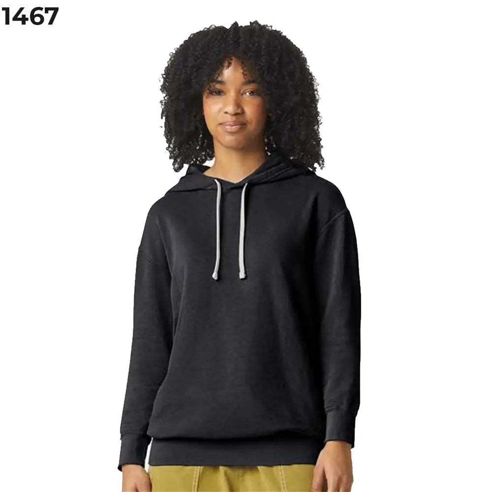 Comfort Colors 1467 garment-dyed lightweight fleece hooded sweatshirt blank