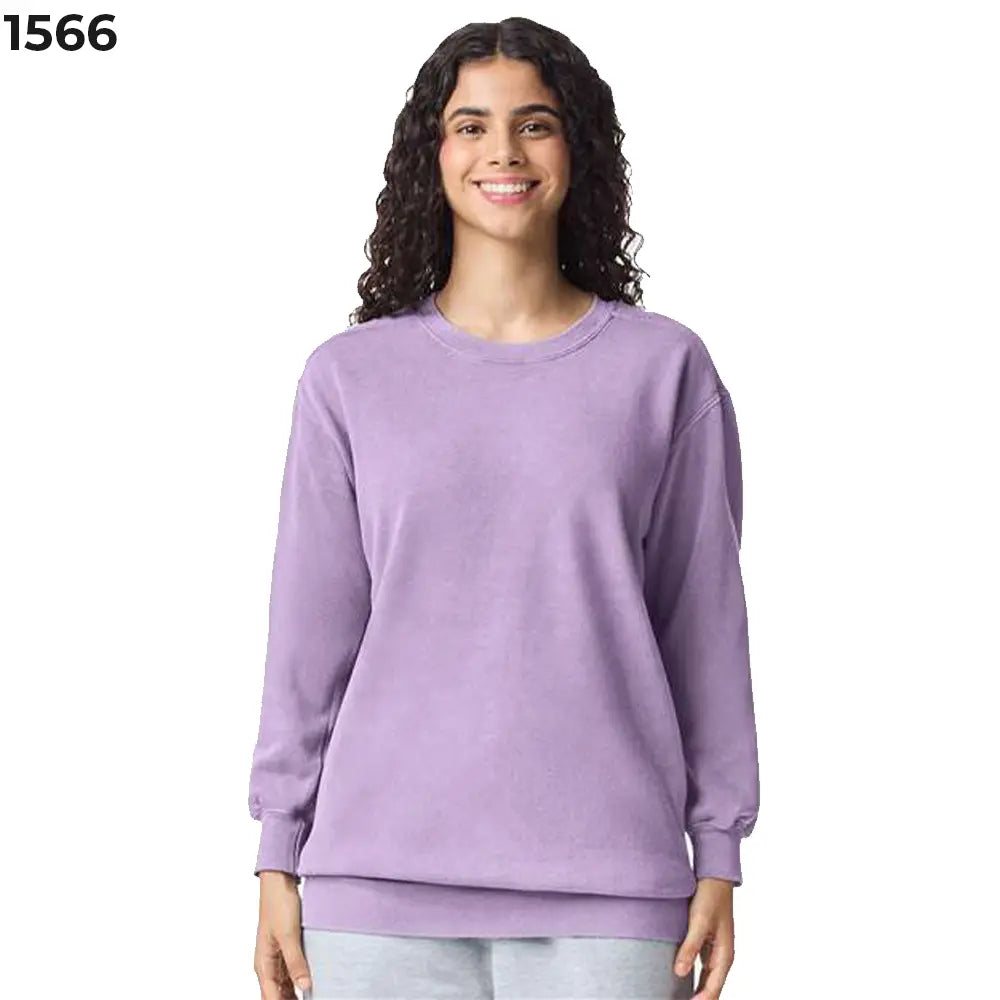 Comfort Colors 1566 garment-dyed crewneck sweatshirt blank