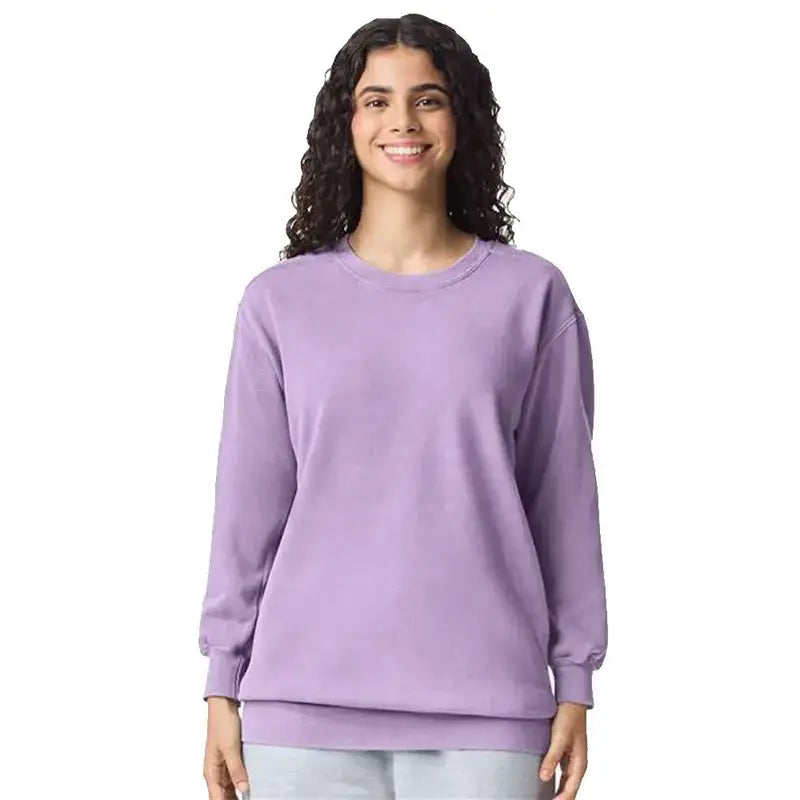 Comfort Colors 1566 Garment-Dyed Crewneck Unisex Sweatshirt - DTF Dallas 