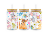 UV DTF 16 Oz Libbey Glass Cup Wrap -  Disney Bambi