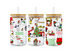 UV DTF 16 Oz Libbey Glass Cup Wrap - Christmas Snoopy