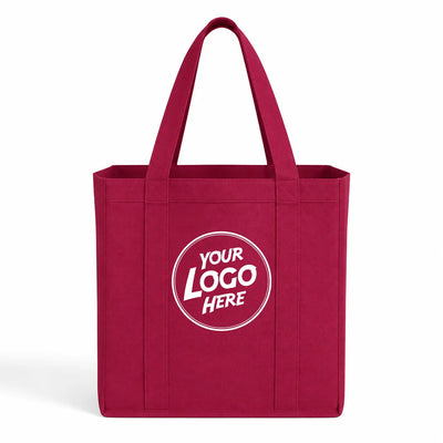 Custom | Reusable Grocery Tote Bags Shopping Tote with PL Bottom - GN45 - DTF Dallas 