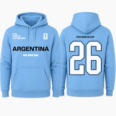 FIFA World Cup 2026 Argentina Hoodie - Official "We Are 26" Pullover - DTF Dallas 