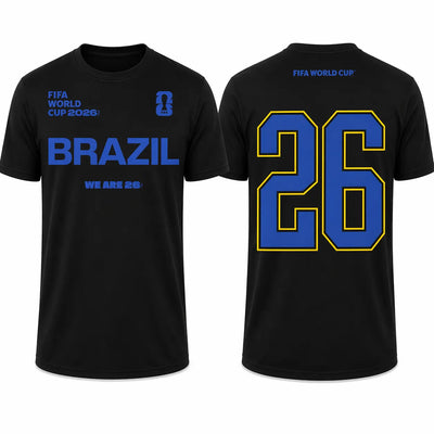 FIFA World Cup 2026 Brazil Shirt - Official "We Are 26" T-shirt - DTF Dallas 