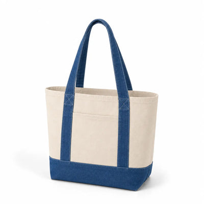 Iconic Denim Tote Bags with Front Pocket - DE238 - DTF Dallas 