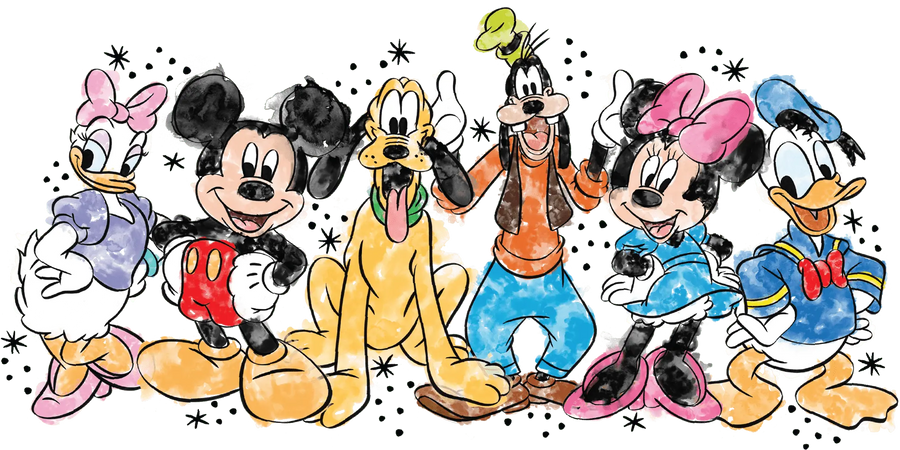 Mickey Mouse and Friends  Design - DTF Ready To Press