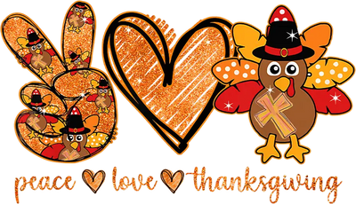 Thanksgiving Design - DTF Ready To Press - DTF Dallas 