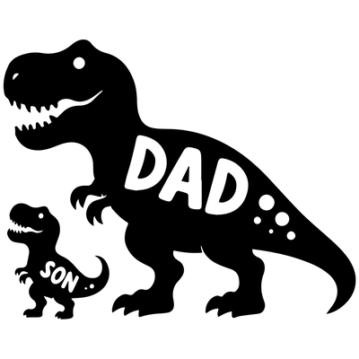 Father's Day Dad And Son Design - DTF Ready To Press - DTF Dallas 